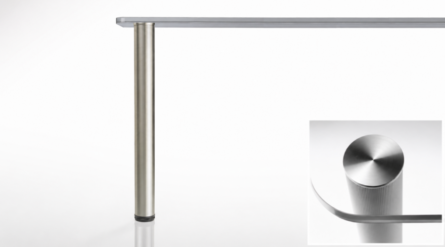 PERNA DE MESA 80 MM – PARA VIDRO